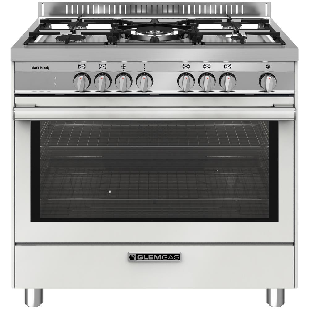 Cucina Elettrica ST965MWH 5 Zone a Gas Forno Elettrico Multifunzione Ventilato Classe A+ Dimensioni 90 x 60 cm Colore Acciaio Inox Serie Specialista - Foto 1