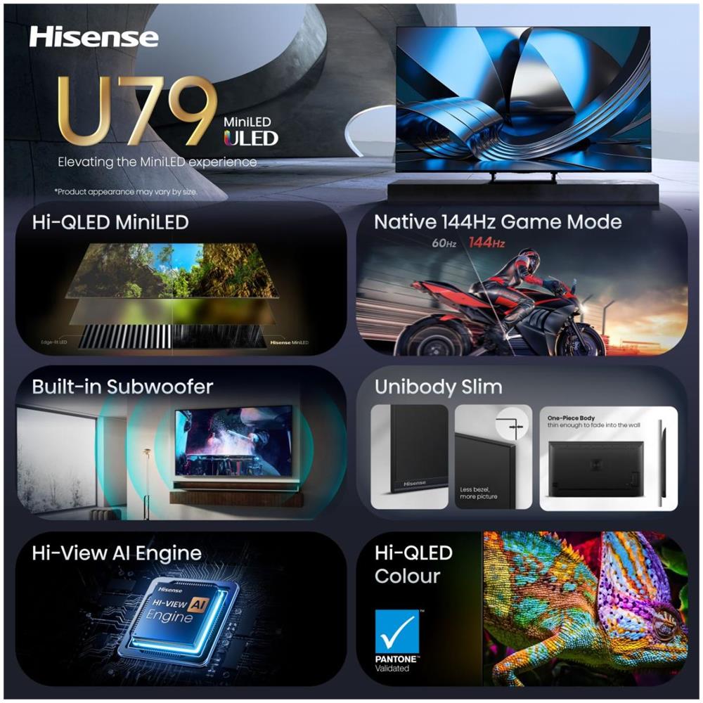 55U79SE TV 55" 4K Ultra HD Smart TV Wi-Fi Nero - Foto 13