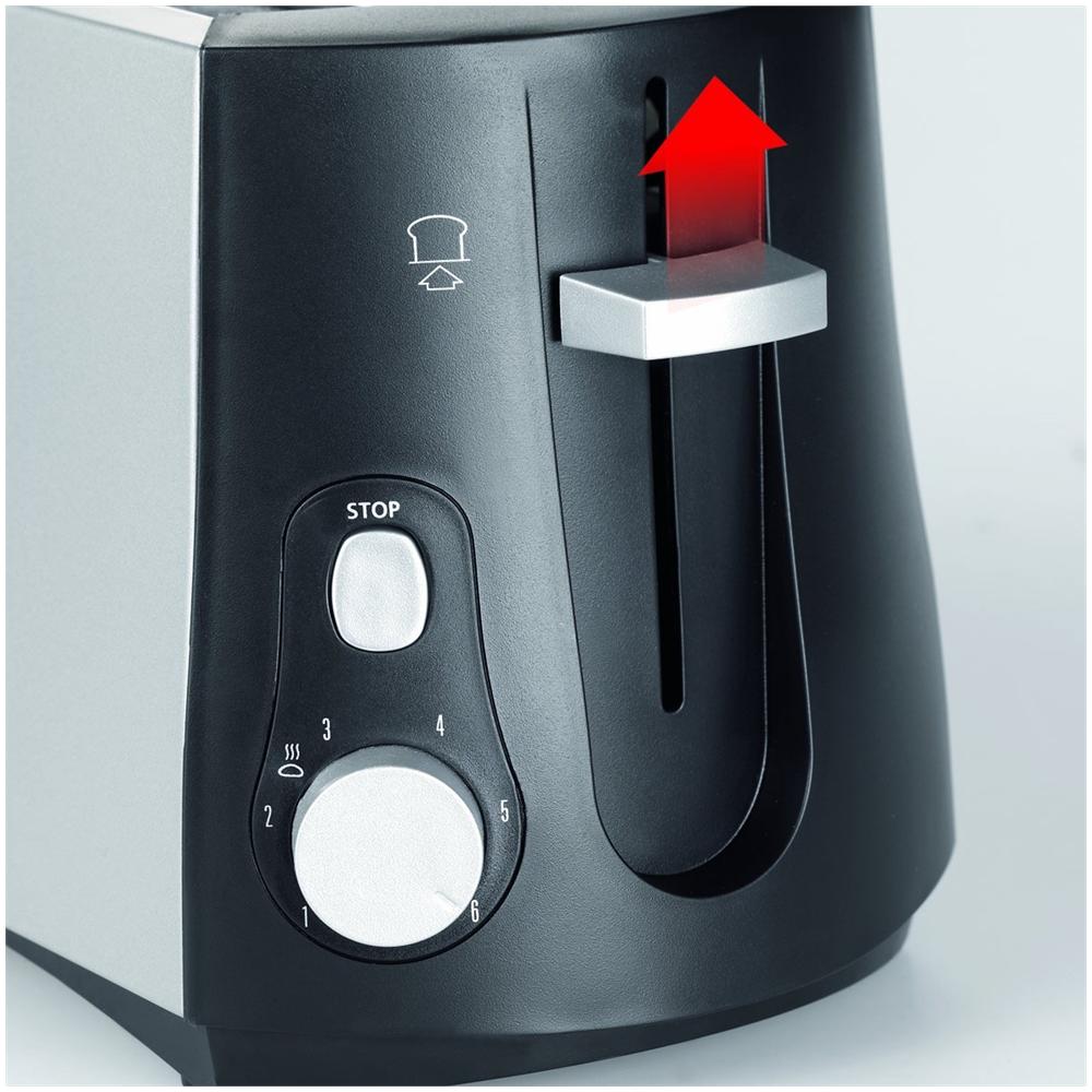 3410 Tostapane Potenza 825 W Colore Nero e Grigio - Foto 7