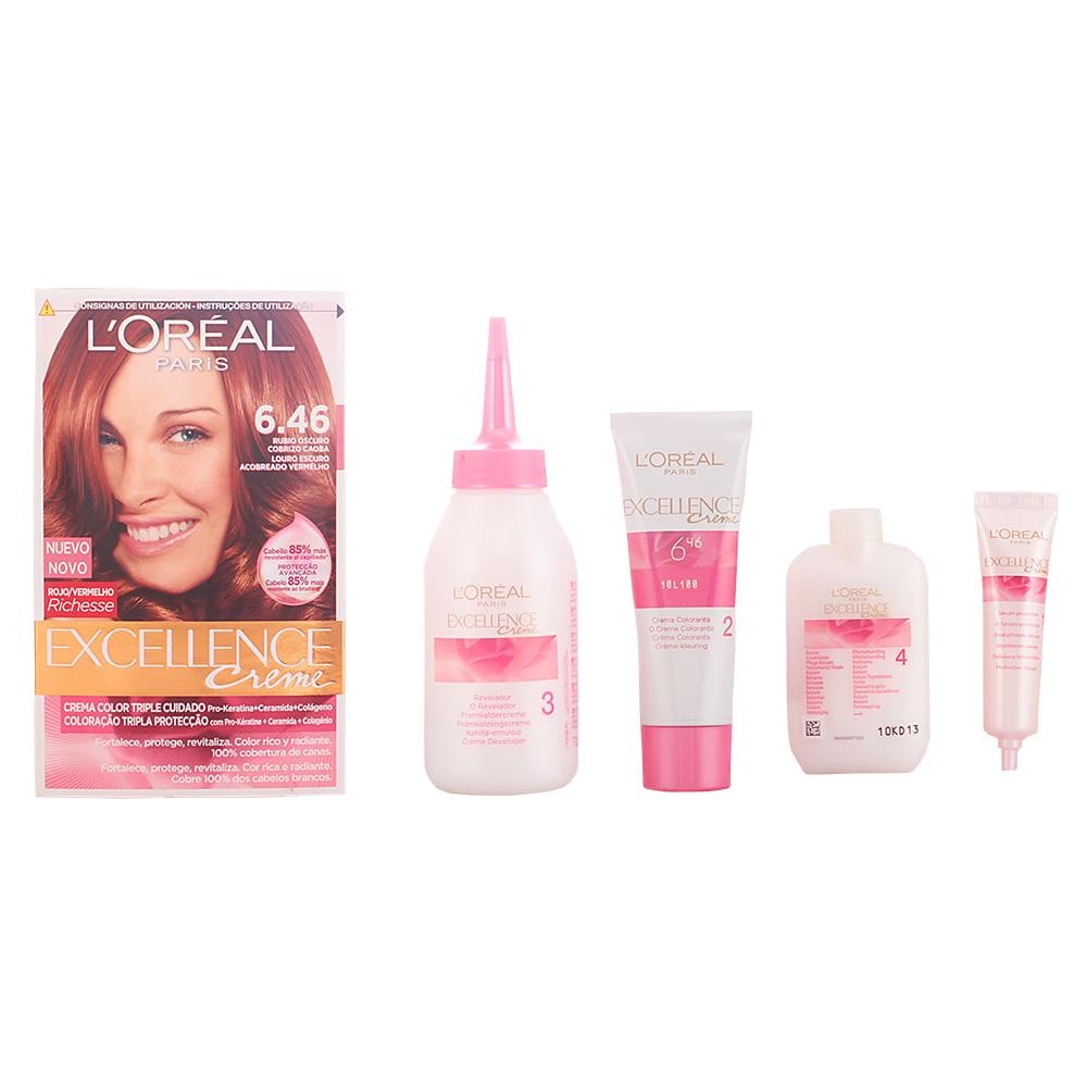 Excellence Creme Tinte 6,46 Rubio Oscur O Cobrizo Caoba - Foto 1
