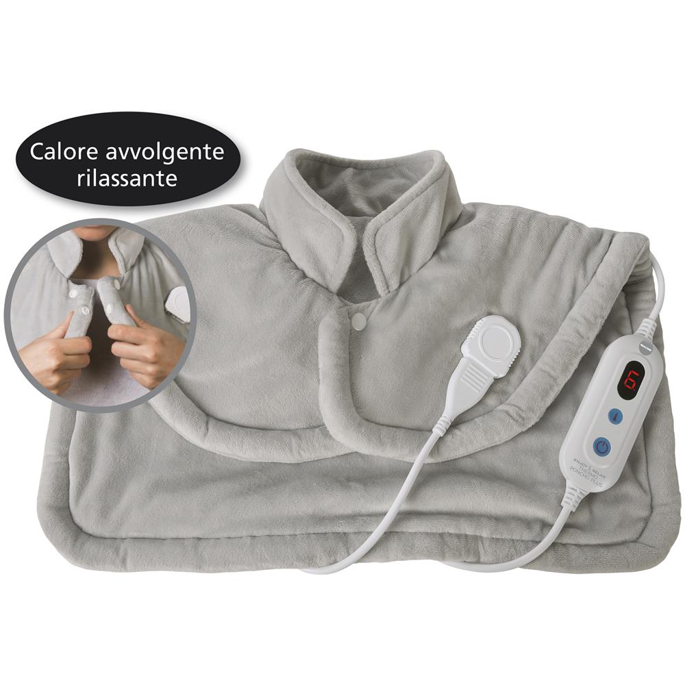 Termoforo 100w 52x56cm Thermo Poncho Plus Grigio - Foto 1