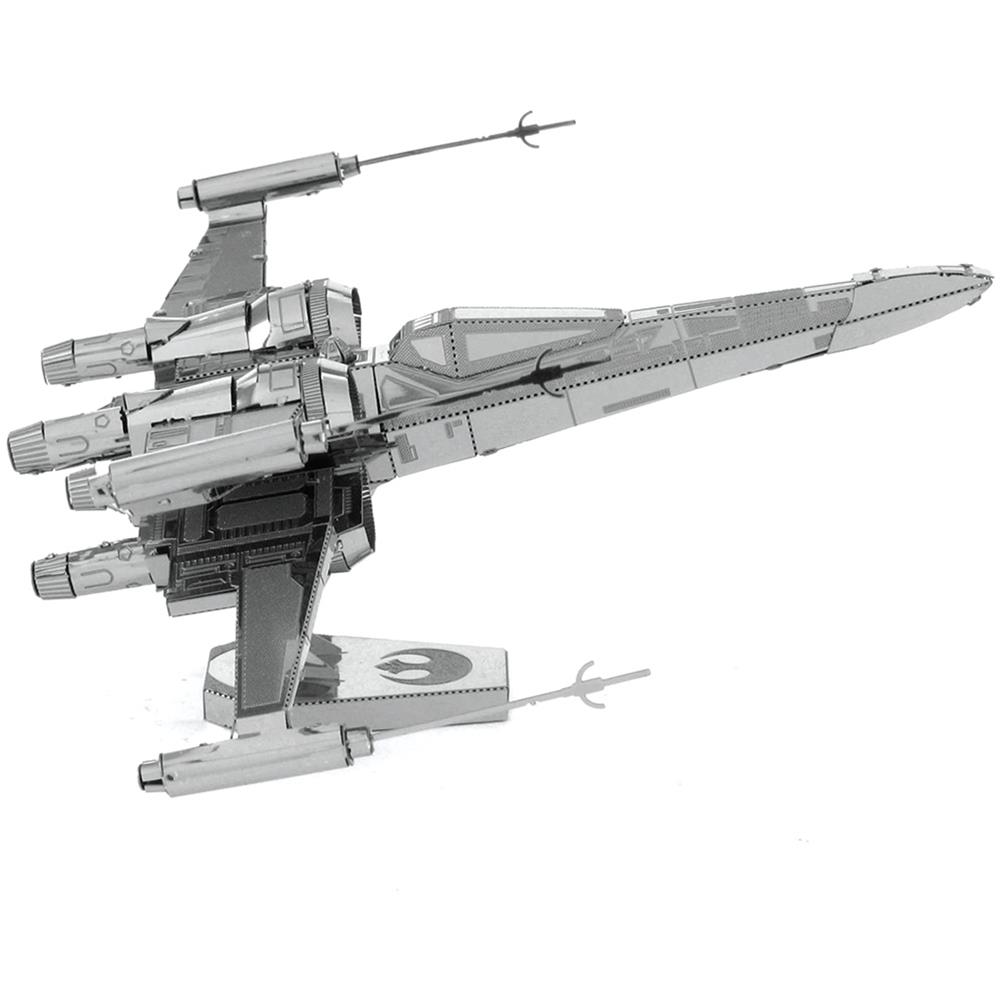 Metal Earth Star Wars Poe Dameron's X-wing Fighter Puzzle Di Metallo 3d - Foto 4