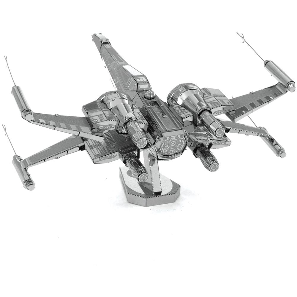 Metal Earth Star Wars Poe Dameron's X-wing Fighter Puzzle Di Metallo 3d - Foto 1