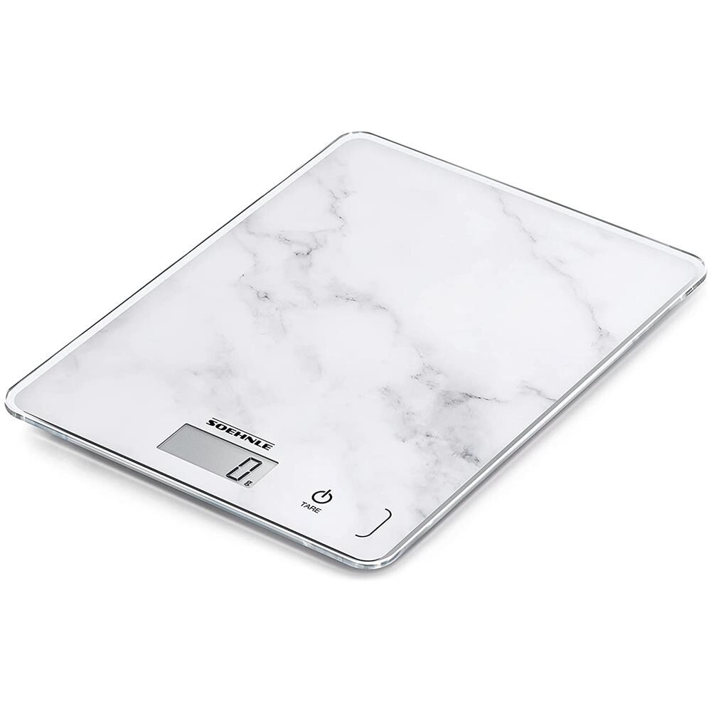 Bilancia da Cucina Digitale Page Compact 300 con Portata Max 5 Kg Colore Display LCD Colore Marmo - Foto 1