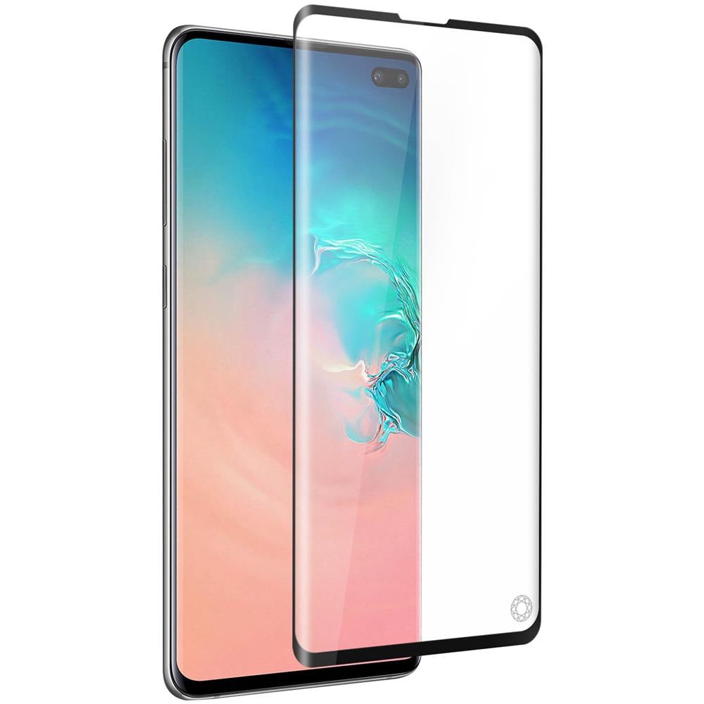 Pellicola Galaxy S10 Plus Vetro Temperato 9h Oleofobico Bordi Neri - Foto 1