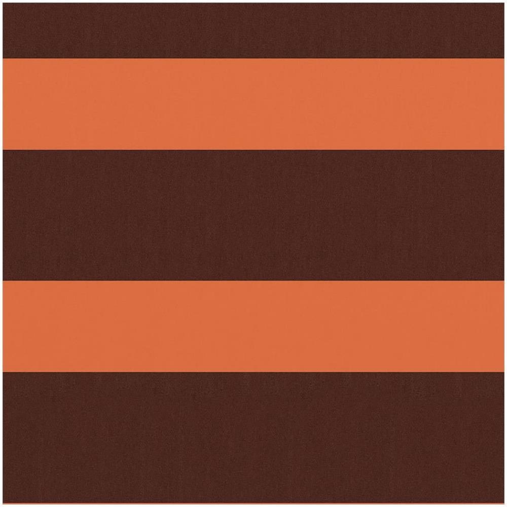 Paravento Balcone Arancione e Marrone 75x400 cm Tessuto Oxford - Foto 2