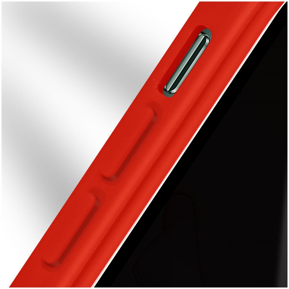 Cover Iphone 11 Pro Retro Plexiglass Fronte Polimero Rinforzata Bordo Rosso - Foto 2