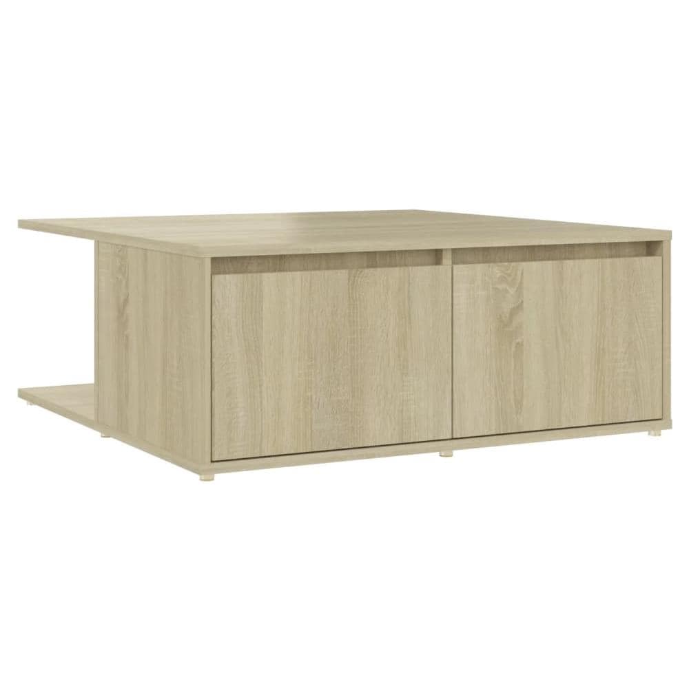 Tavolino da Salotto Rovere Sonoma 80x80x31 cm Legno Multistrato - Foto 2