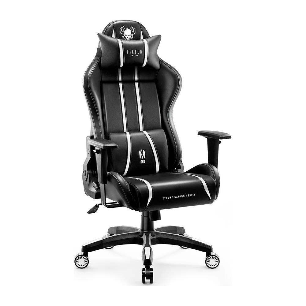 Sedia Gaming X-One 2.0 in Pelle Colore Nero e Bianco - Foto 1