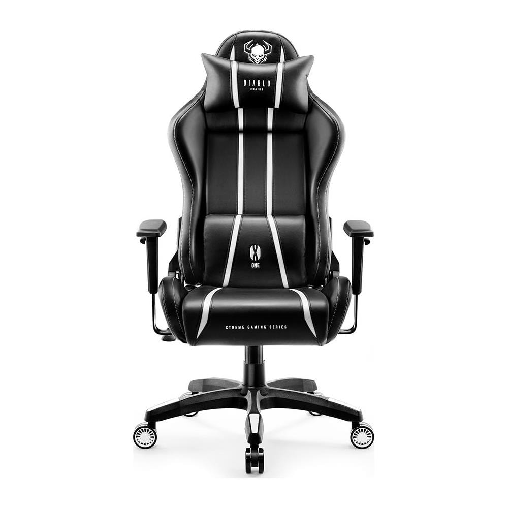 Sedia Gaming X-One 2.0 in Pelle Colore Nero e Bianco - Foto 2