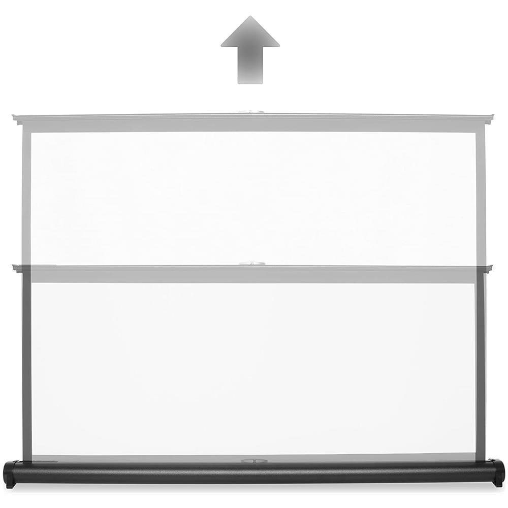 Dps40 / 43 Schermo Di Proiezione 40” Formato 4:3 / 86 X 61 Cm Telo Da Scrivania Telo Proiettore Da Tavolo Telo Da Proiezione Per Interni / Esterni Full Hd 3d 4k - Home Cinema Home Theater Ufficio - Foto 2