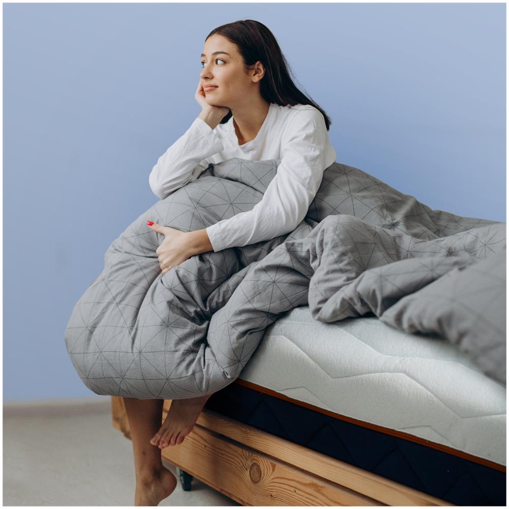 Materasso Matrimoniale Francese 140 X 200 Waterfoam 100% Made In Italy | Ergonomico E Ortopedico Sostegno Sostenuto | Elevata Traspirabilità Con Sistema Airfoam | Sfoderabile | Anallergico, Antibatterico E Antiacaro - Foto 7