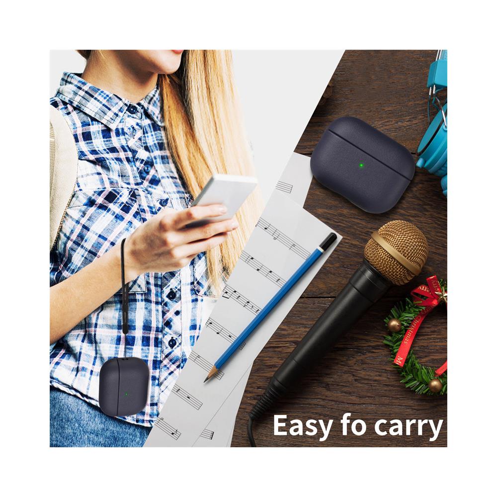 Custodia Protettiva Per Airpods In Tpu Custodia Protettiva Per Airpods Pro/pro 2 Black  Airpods Pro 2 - Foto 2