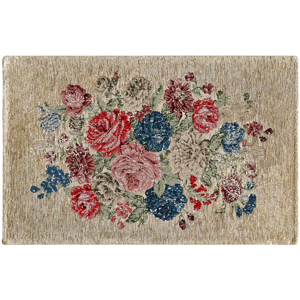 Tappeto Arredo Antiscivolo Camera Salotto Disegno Floreale Danubio Deserto By Suardi 200x280 Deserto - Foto 1