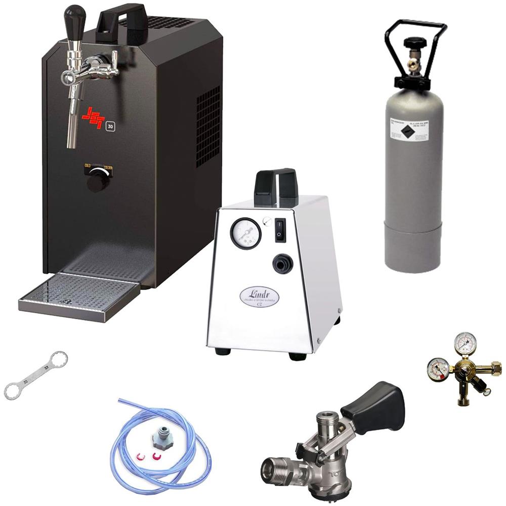 Set Completo - Spillatore Birra - Jet 30 Dispenser Birra Macchina Per Birra 1-linea 35 Litri /h Keg Type D - Foto 1
