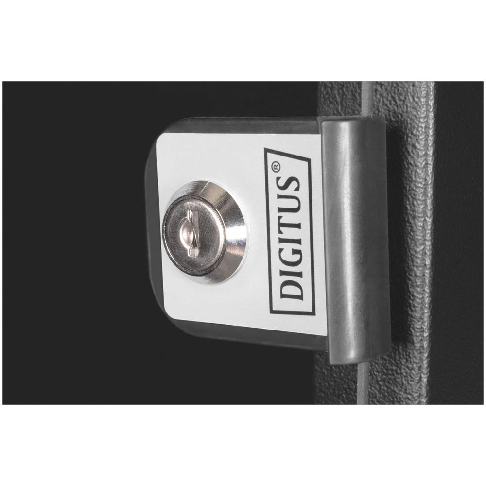 Armadio Rack SOHO PRO a Parete 19" 12U Colore Nero - Foto 6