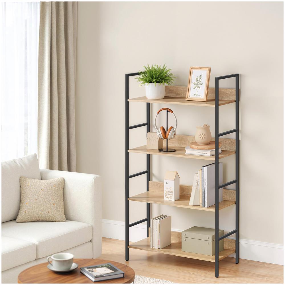 Libreria VALORA - Moderna 4 ripiani Sonoma Design LLS174B11 - Foto 7