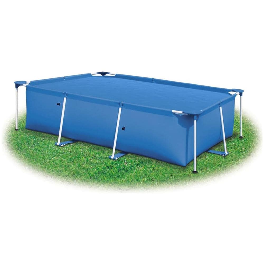 Telo Solare Copripiscina Copertura Rettangolare Pe 732 X 366 Cm Blu - Foto 2