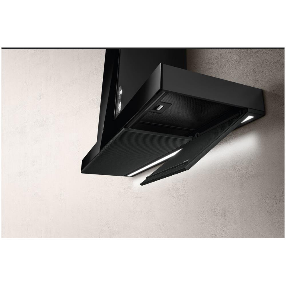 Cappa a Parete Haiku BL /A / 60 Aspirante 60 cm Colore Nero - Foto 6