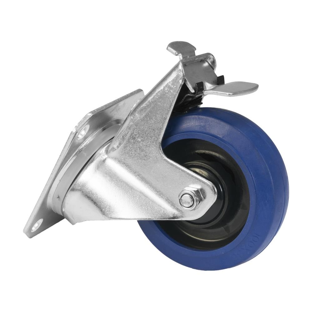 Swivel Castor Rd-100b 100mm Blue With Brake - Foto 1