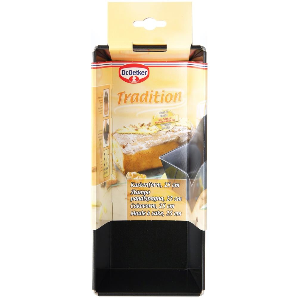 Stampo Plumcake 25 Cm Dr Oetker Cameo, In Acciaio Nero - Foto 1