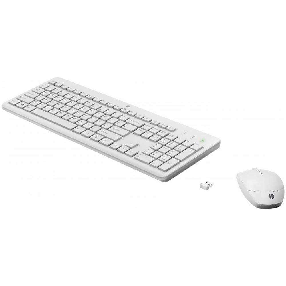 Tastiera e Mouse Wireless 3L1F0AA#ABZ (Layout Italiano) Colore Bianco - Foto 2