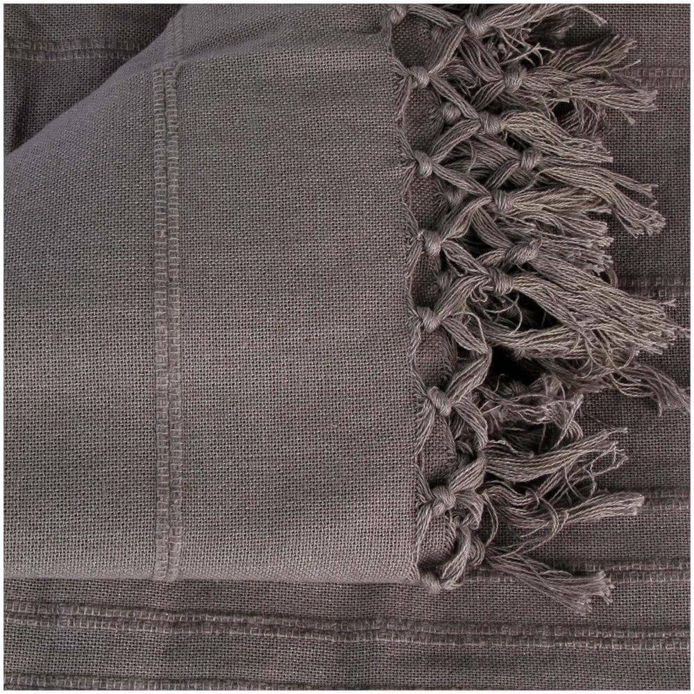 Copriletto In Grigio Scuro, 250 X 230 Cm, - Foto 3