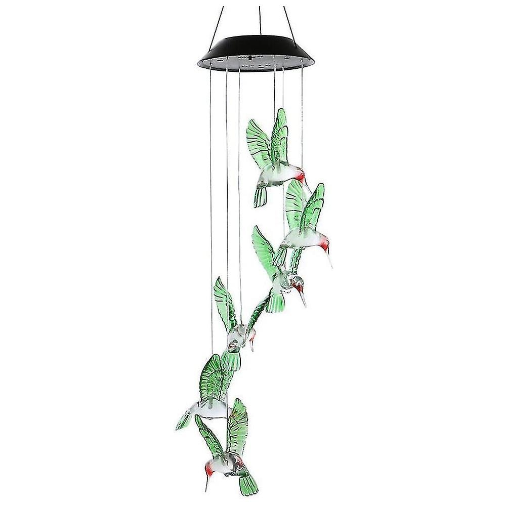 Campanelli A Vento Solari Con Luci LED Che Cambiano Colore, Decorazione Per Giardino, Patio, Esterni – Impermeabili, Ricarica Solare