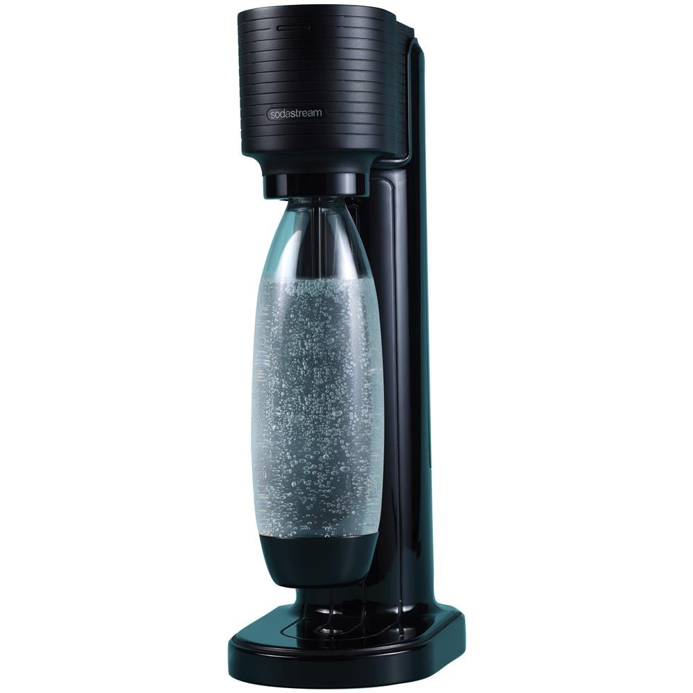Gasatore Gaia con Nuovo Cilindro Gas CO2 CQC a Incastro Rapido e Bottiglia in PET da 1 Litro Lavabile in Lavastoviglie Colore Nero - Foto 2