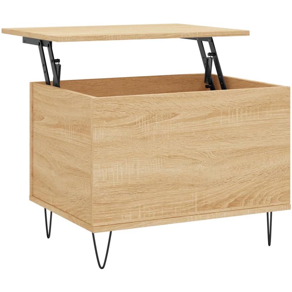 Tavolino Salotto Rovere Sonoma 60x44,5x45 Cm Legno Multistrato - Foto 2
