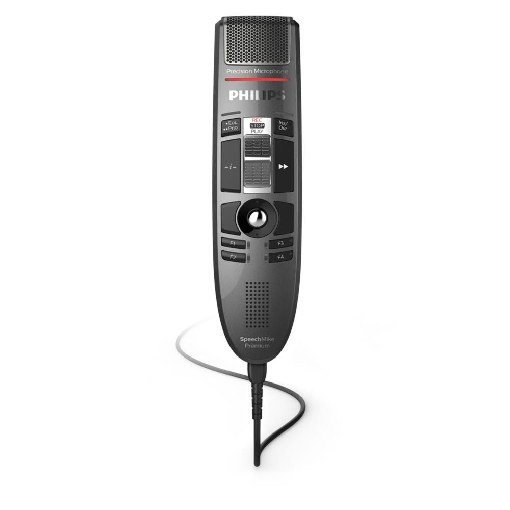 Microfono Per Dettatura Speechmike Premium Lfh3510 - Interruttore A Scorrimento - Trackball - Usb - Foto 1