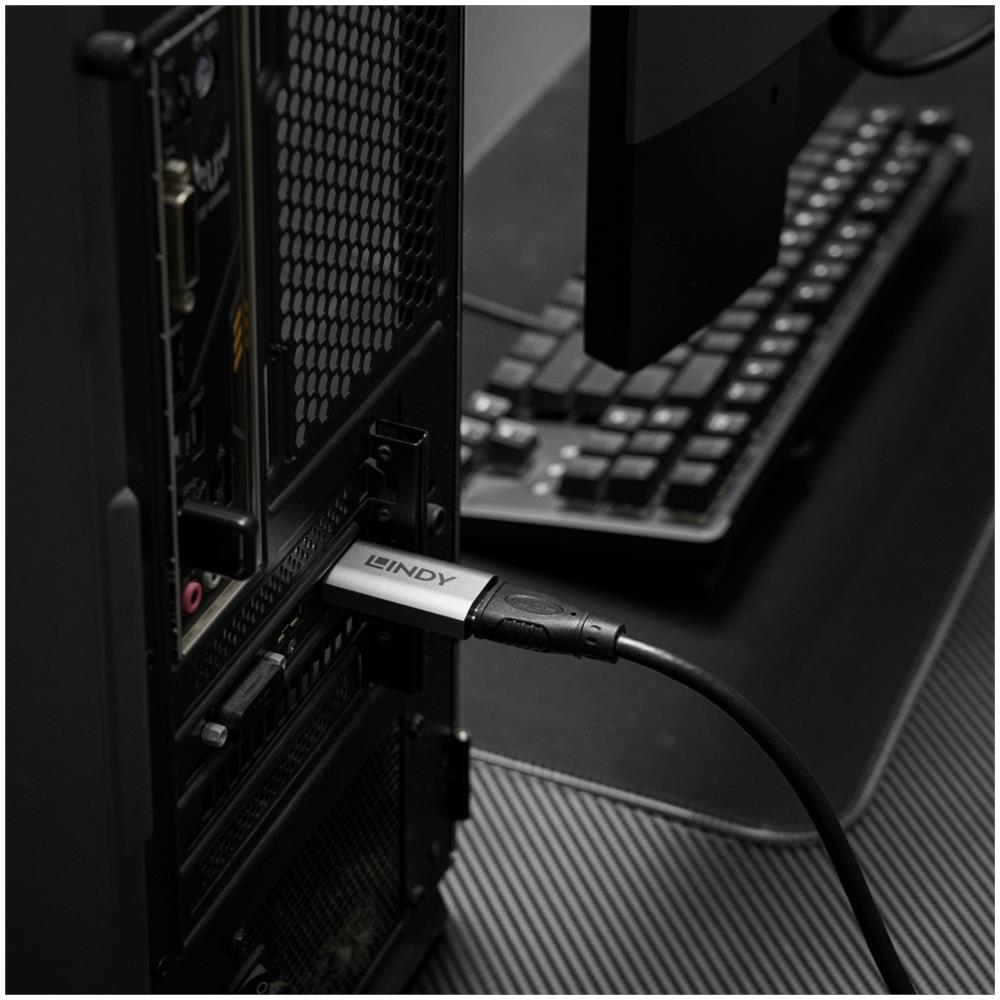 41095 adattatore per inversione del genere dei cavi DisplayPort HDMI Type A Grigio - Foto 3