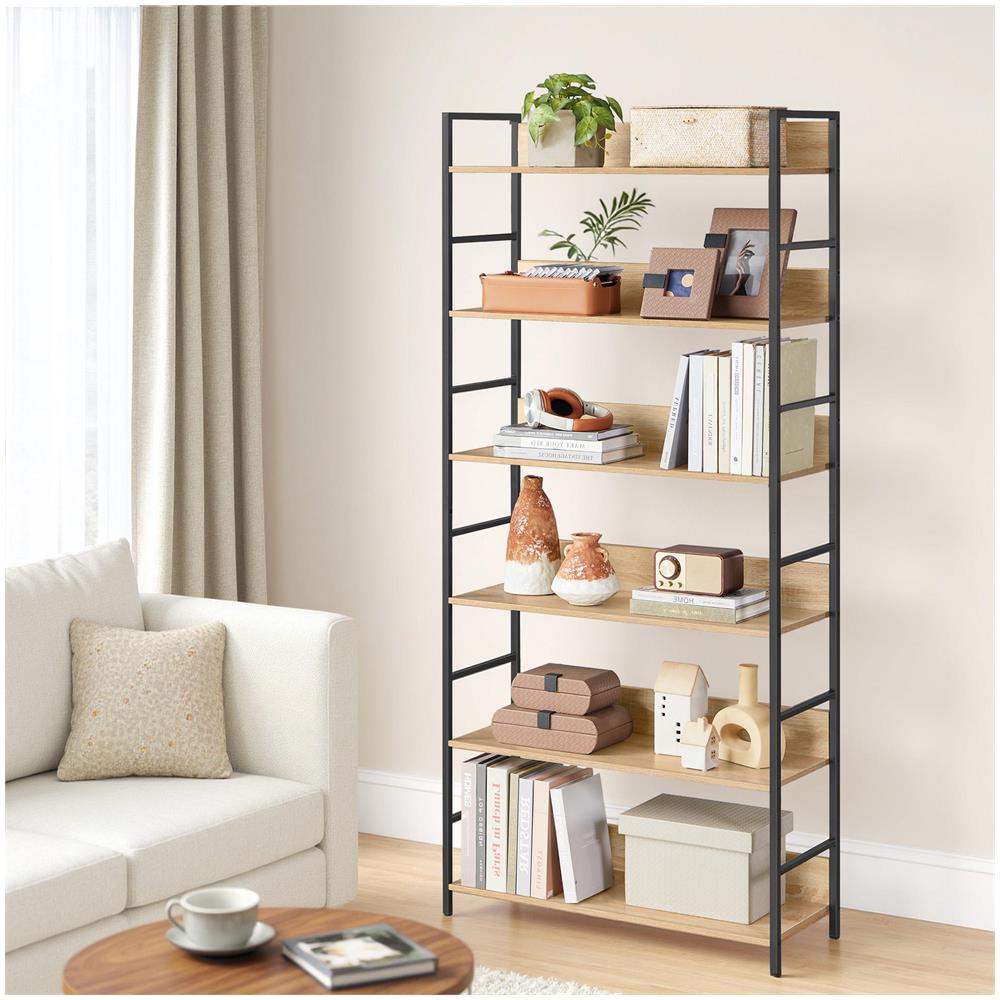 Libreria moderna a 6 ripiani - Sonoma - LLS176B11 - Foto 7