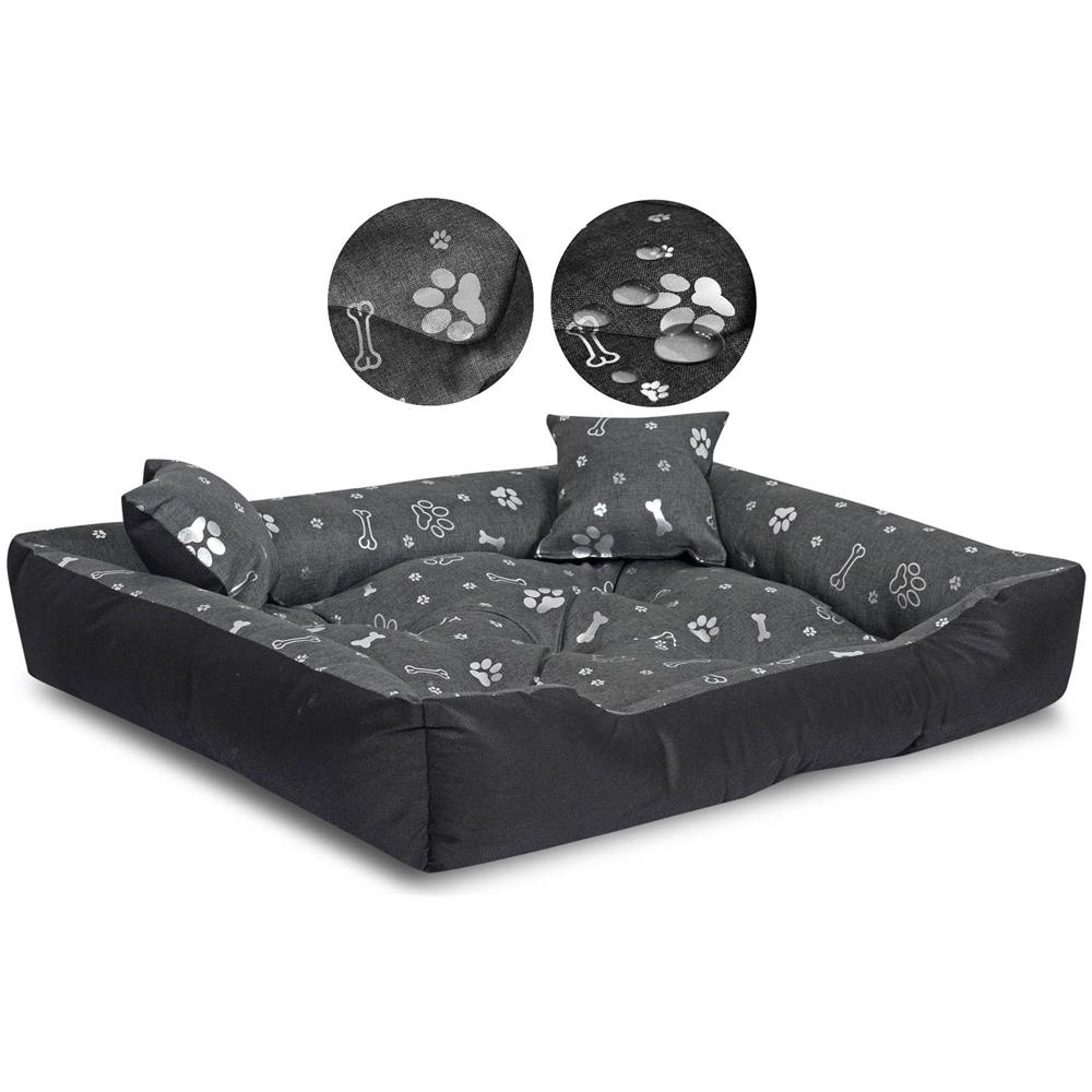 115x95 cm Letto per cani impermeabile Silver Bones - Foto 1