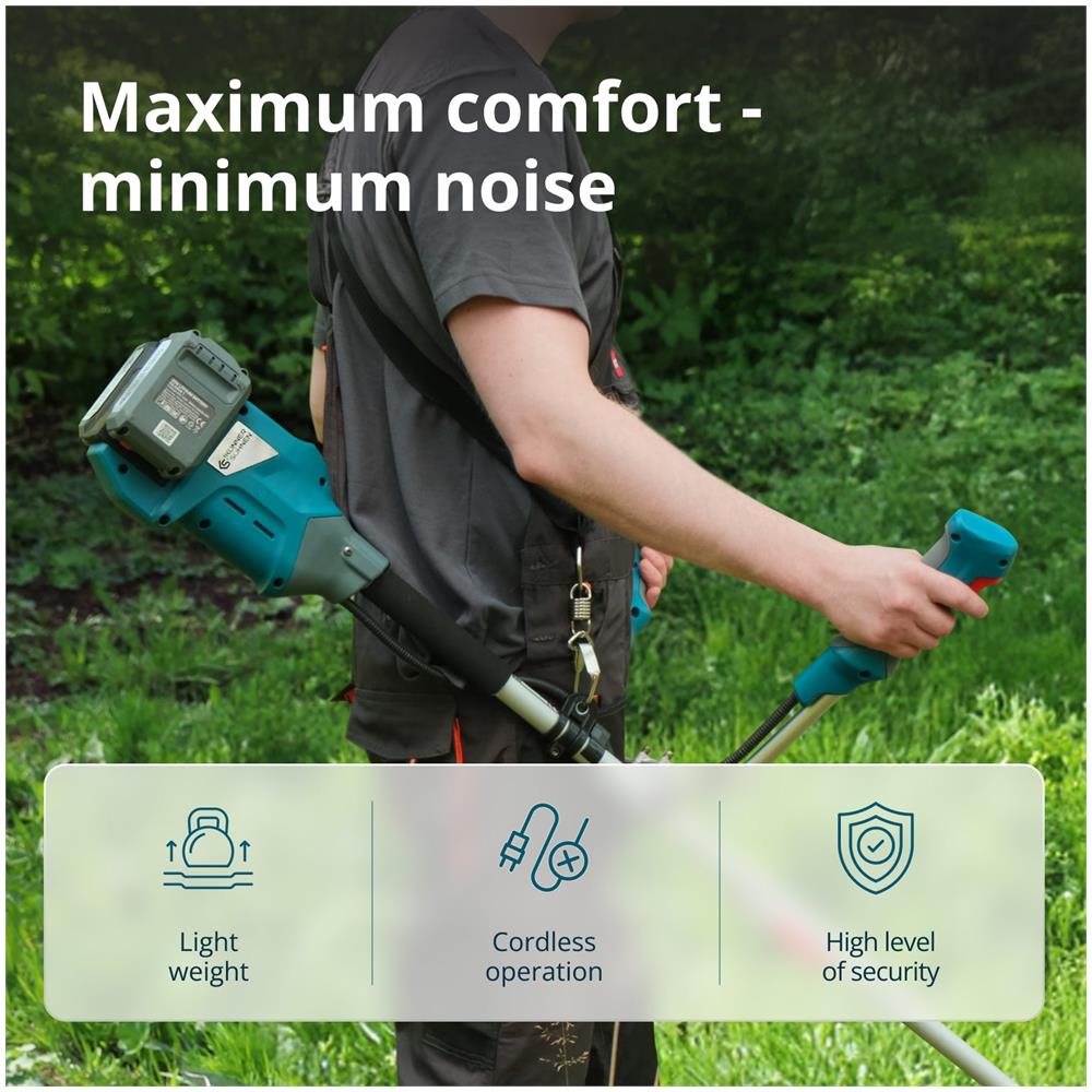 Tagliaerba A Batteria E Decespugliatore Ks Bct-40v Tensione Nominale, V 40 (20+20) Capacità Della Batteria Consigliata 2 X 2 Ah, 2 X 4 Ah, 2 X 6 Ah, 2 X 8 Ah - Foto 2