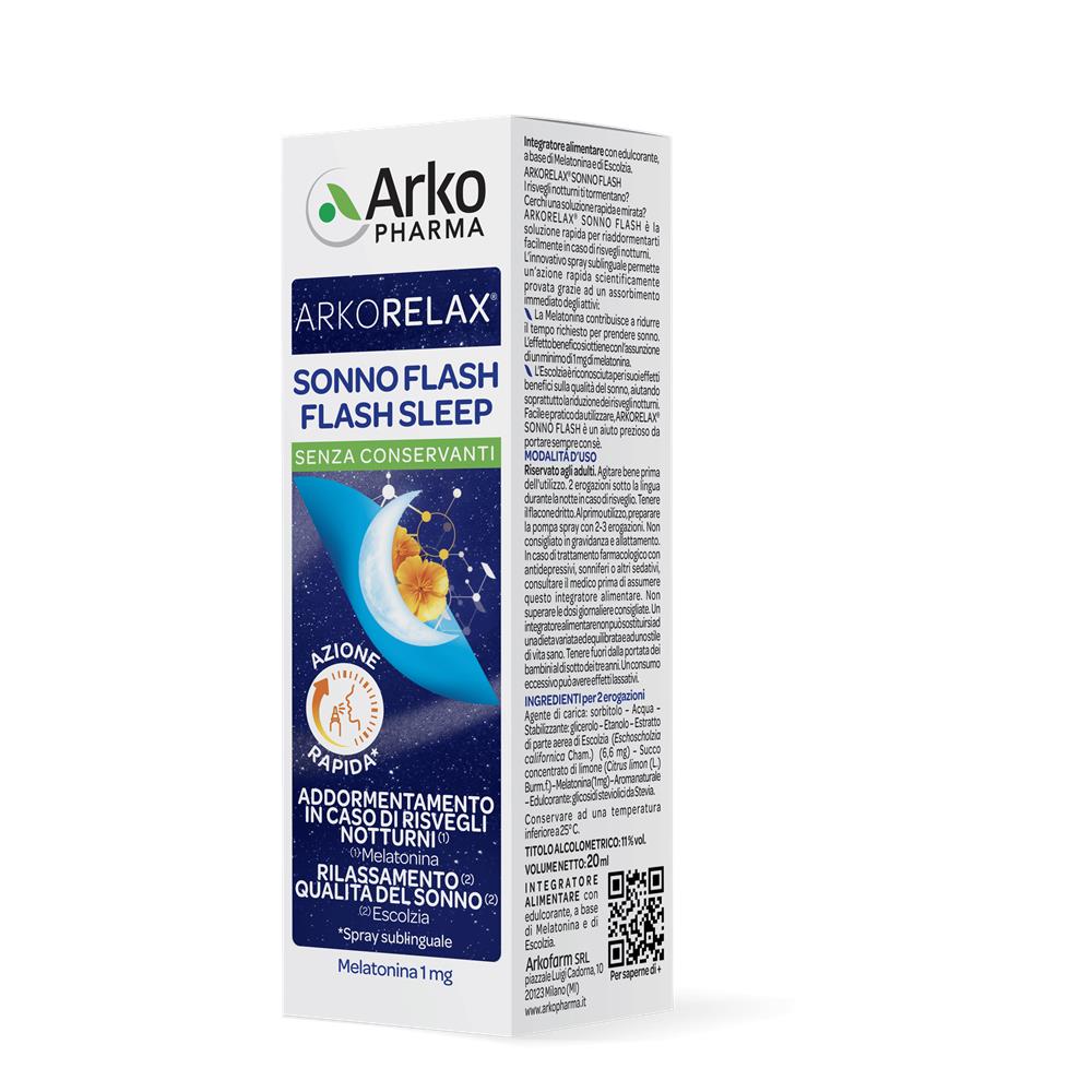 Arkorelax Flash Sonno Spray 20 g - Foto 1