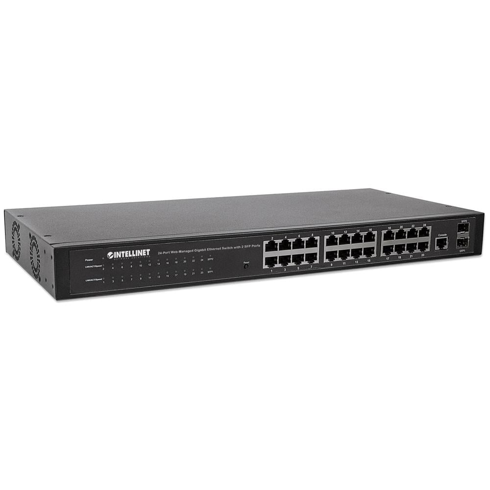 I-SWHUB GBE-24D - Switch 24 porte Web-Managed Gigabit Ethernet con 2 porte SFP - Foto 1