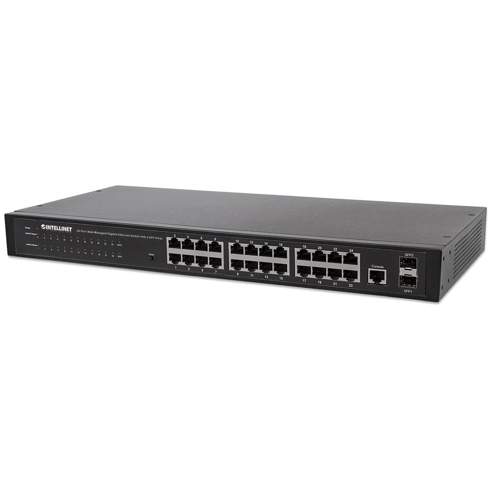 I-SWHUB GBE-24D - Switch 24 porte Web-Managed Gigabit Ethernet con 2 porte SFP - Foto 2