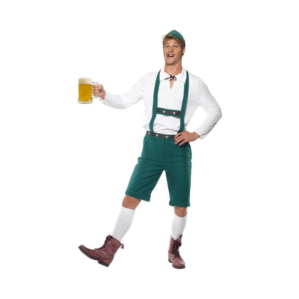 Costume Da Bavarese Verde Per Uomo Large - Foto 1