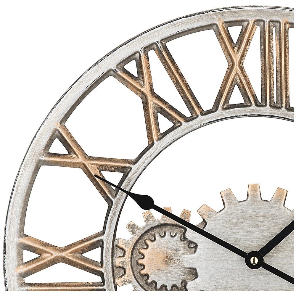 Orologio Da Parete Color Argento E Oro Seon - Foto 2