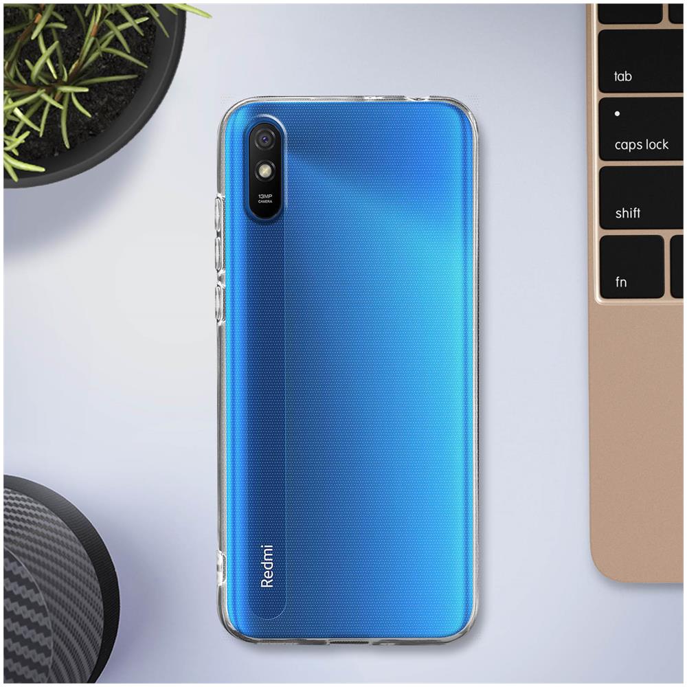 Cover Xiaomi Redmi 9a Silicone Antishock Trasparente - Foto 5