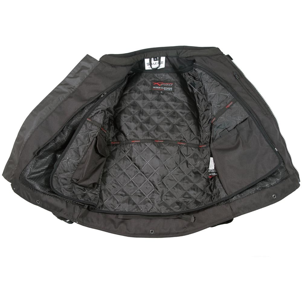 Giacca Moto Tessuto Sport Protezioni Ce Riflettente Ventilata Grigio 2x - Foto 2