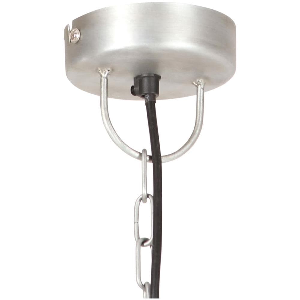 Lampada A Sospensione Industriale 25 W Argento Rotonda 30cm E27 - Foto 11
