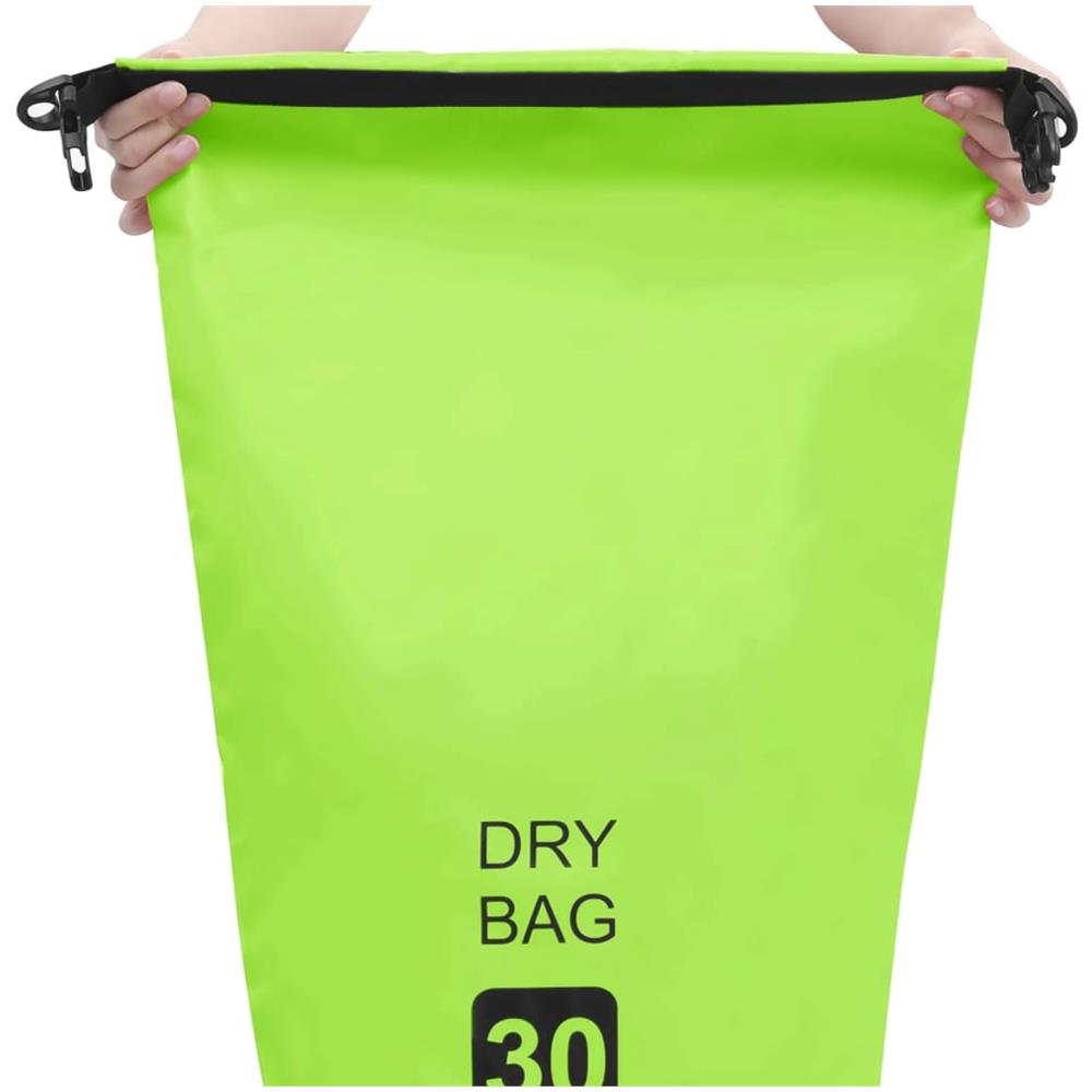 Borsa Impermeabile Verde 30 L In Pvc - Foto 2
