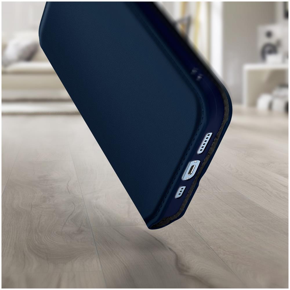Custodia Iphone 13 Portafoglio E Supporto Video Blu Notte - Foto 5
