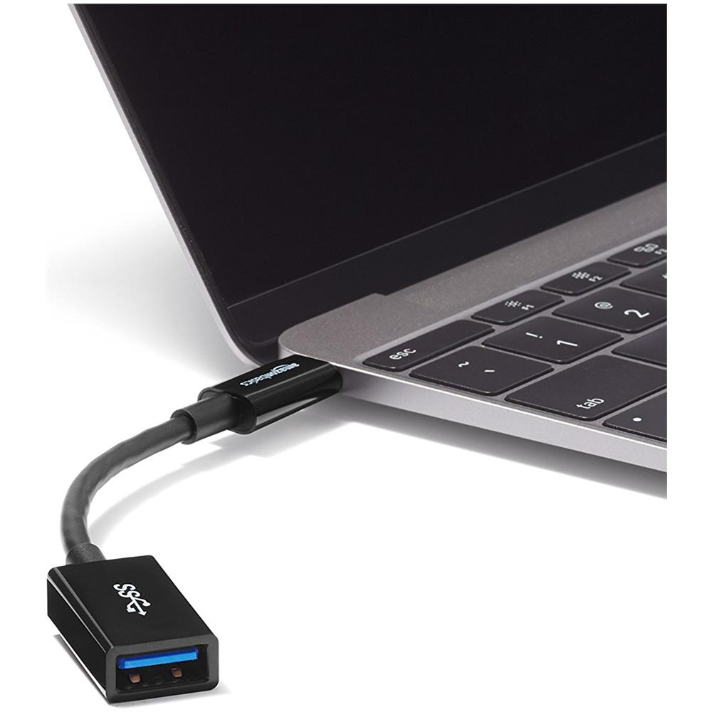 L6LUC021-CS-R USB C USB A Male connector Female connector Nero cavo USB - Foto 5