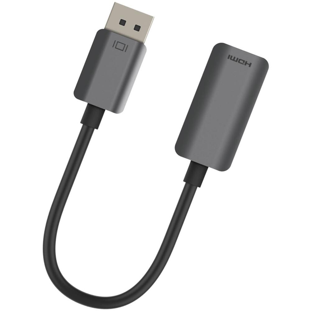 Adattatore Displayport Maschio A Hdmi Femmina 4k Hdr Compatto 20 Cm Nero - Foto 2