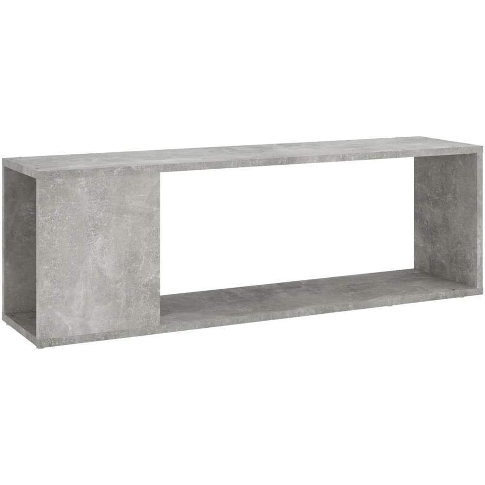 Mobile TV Grigio Cemento 100x24x32 cm in Truciolato - Foto 1