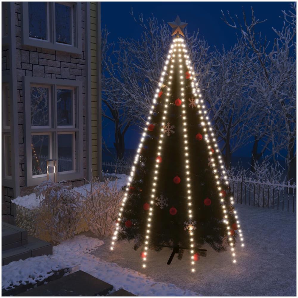 Rete di Luce per Albero di Natale 400 LED Bianco Freddo 400 cm - Foto 1