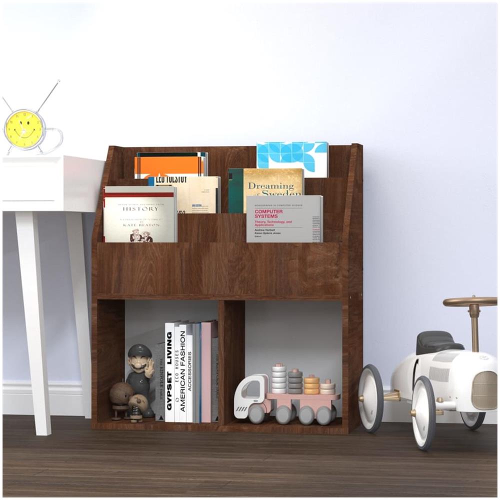 Portariviste Per Bambini Rovere Marrone 71x30x78,5cm Legno - Foto 1